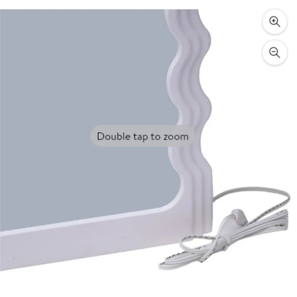 A wavey led mirror